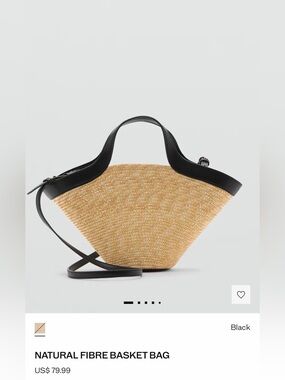 MANGO NATURAL FIBRE BASKET BAG